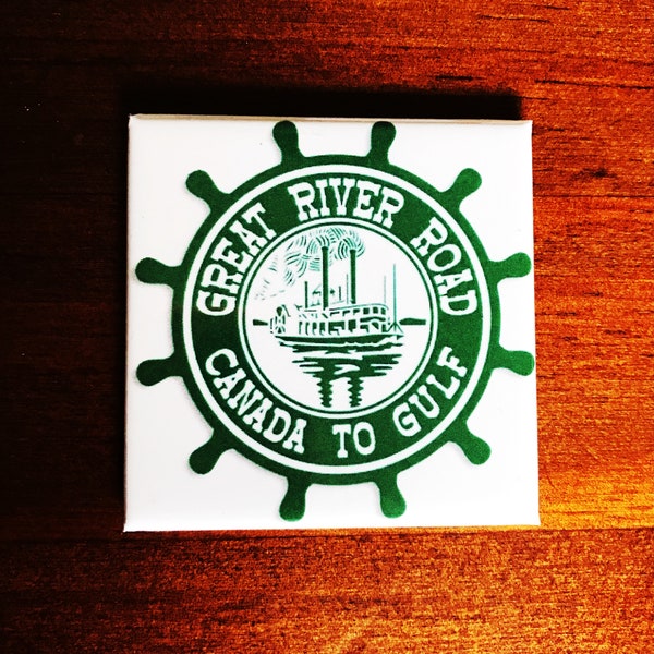 Great River Road Magnet / Mississippi Road / Historic Road / Cross Country