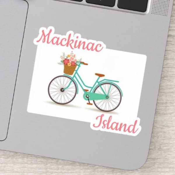 Mackinac Island Decal / Mackinaw Island / Horse and Carriage / Michigan Decor / Michigan Island