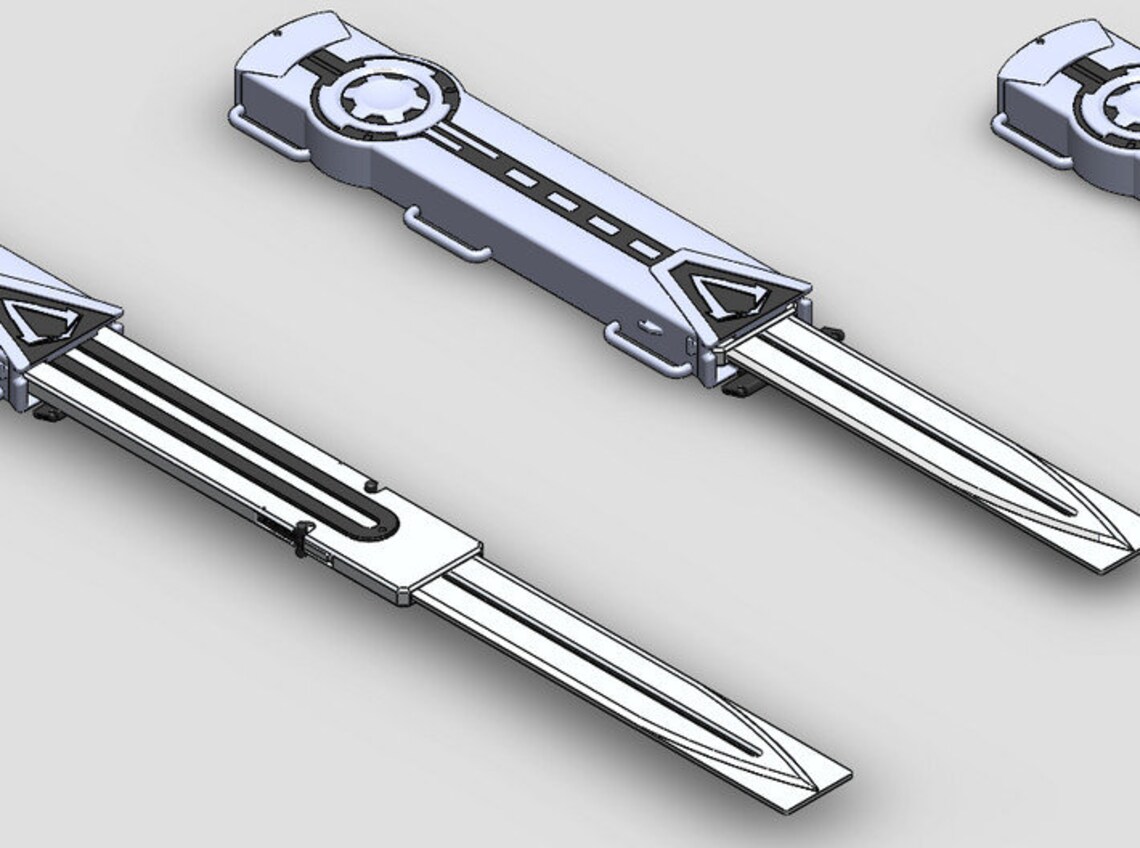 Assassin Hidden Blade Toy Prop Kit (3D File STL) - Etsy