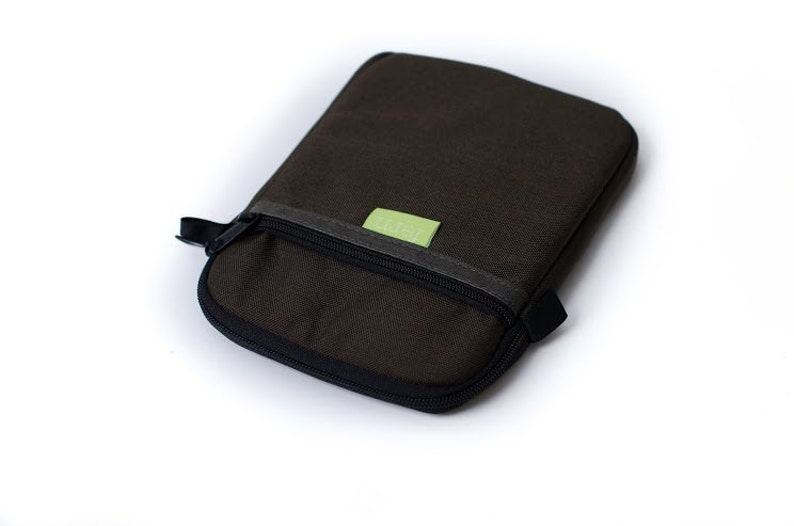 Men's Kindle Case Nook Water Resistant Kobo Cover iPad mini Case Brown Cordura Canvas image 3