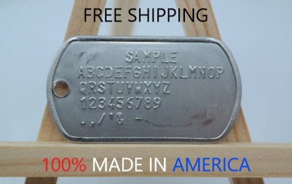 get military dog tags made