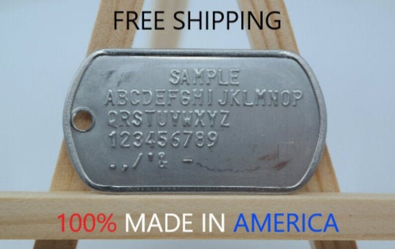 personalized military dog tags