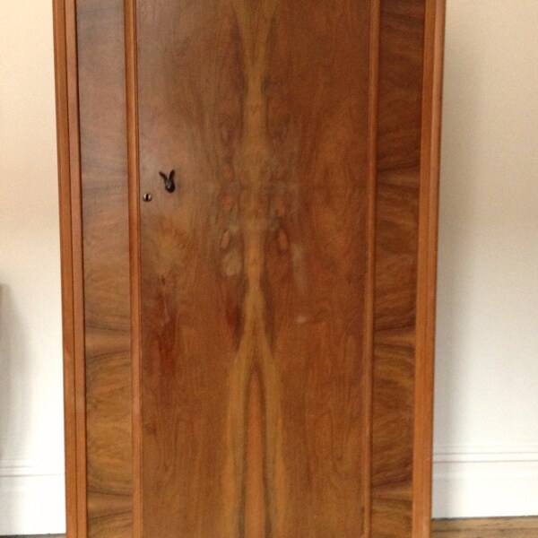 Vintage Retro Avalon Small  Wooden Wardrobe - Rabbit Handle