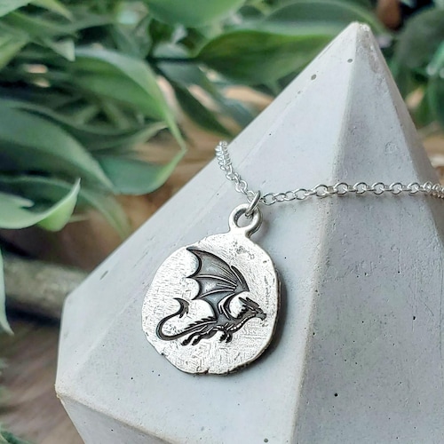 スノーフレークオブシディアン、ネックレス、スターリングシルバー