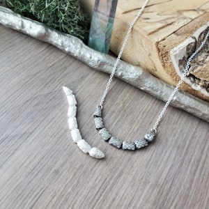 Snake Necklace, Sterling Silver, Articulated Snake, Simple Snake, Snake Jewelry, Modern Snake, 3D Snake Necklace, Boa Constrictor image 3