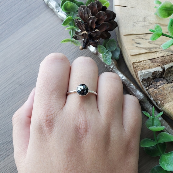 Etsy hematite ring deals