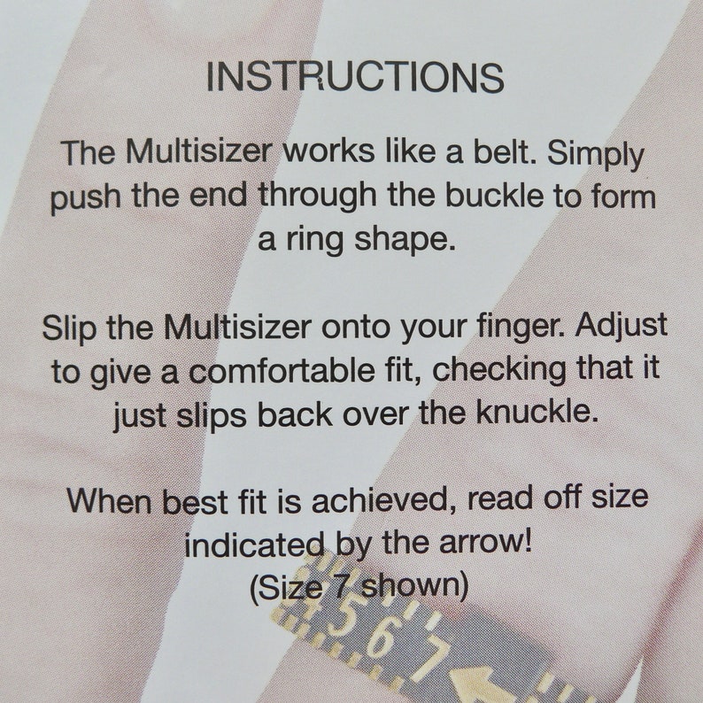 Ring Sizer, Ring Sizing Gauge, Reusable Ring Sizer image 8