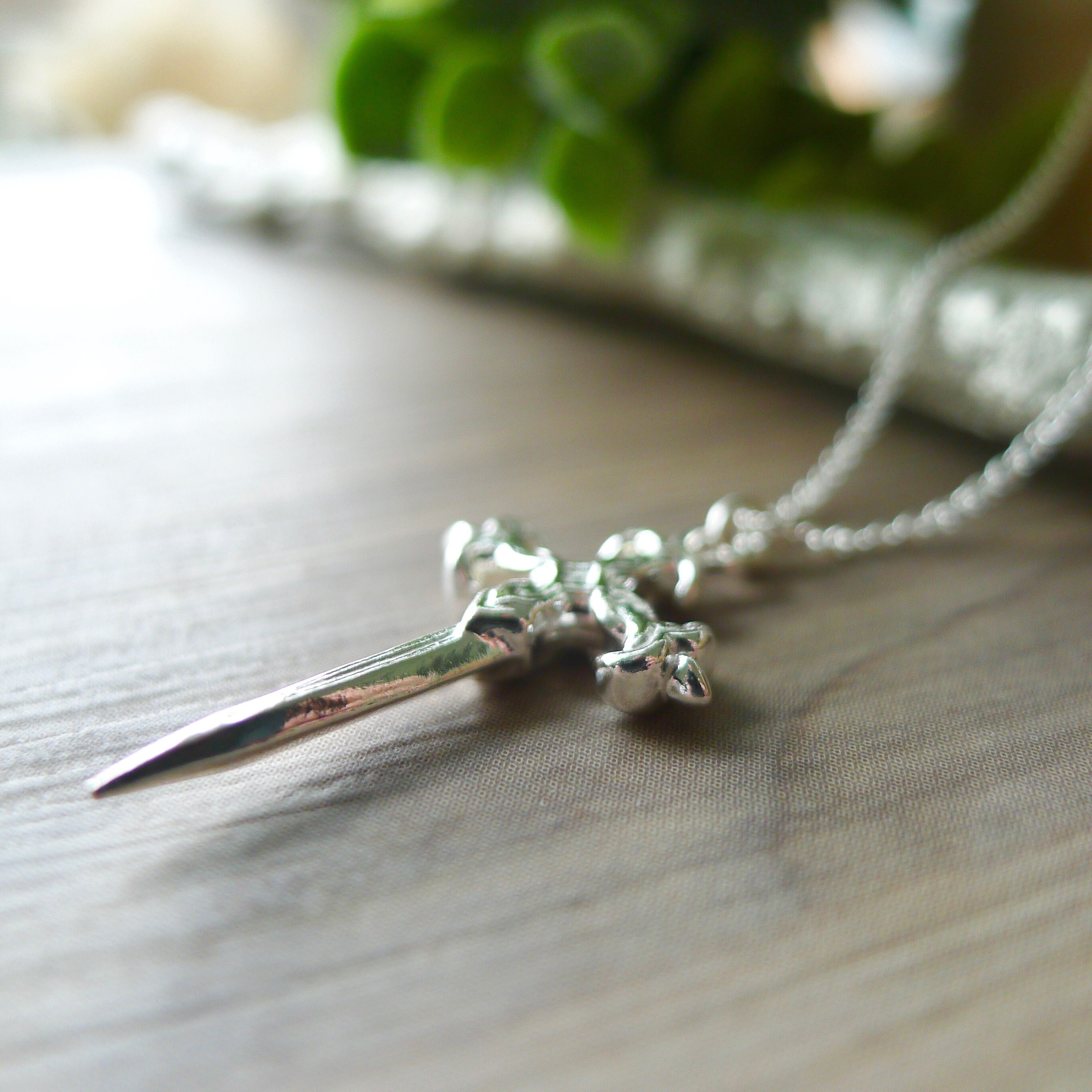 ダガー　シルバー 剣型ペンダント ネックレス DEAL DESIGN ディールデザイン ソリッドダガートップ ネックレス