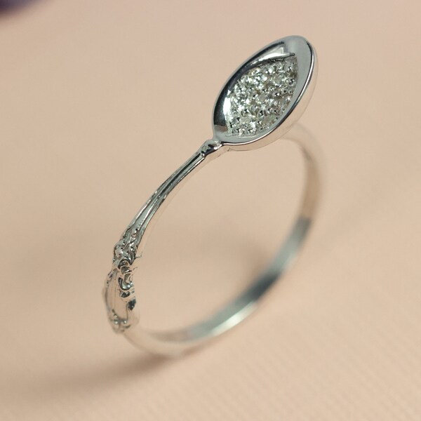 Silver Spoon Ring - Etsy