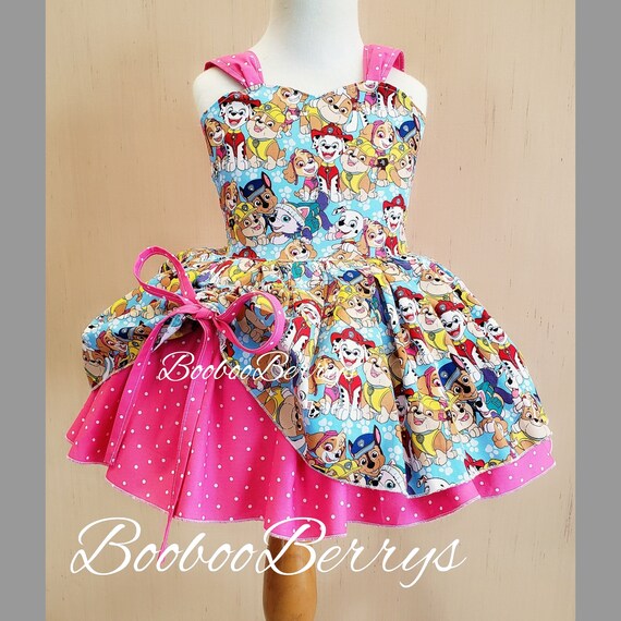 paw patrol girl birthday dress