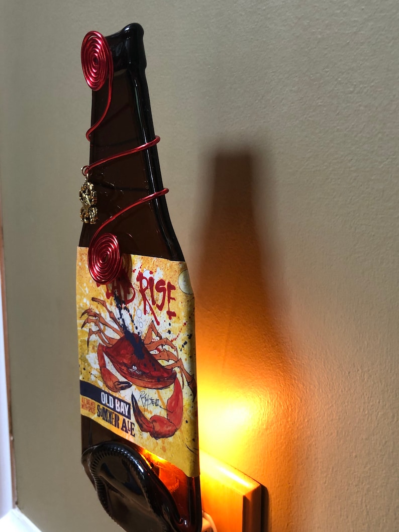 008 Flying Dog Brewery Dead Rise Summer Ale bottle Night Light Old Bay beer