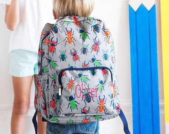 Zaino buggy per bambini monogrammato -Zaino monogrammato -Ritorno a scuola -Idee regalo per il ritorno a scuola - Zaino personalizzato - Idee regalo uniche