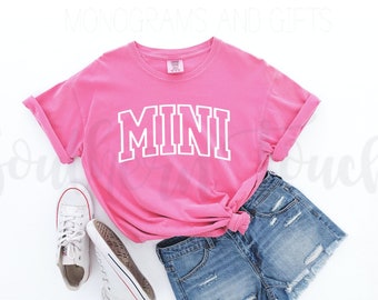 Embroidered Mini Short Sleeve Comfort Colors Youth T-shirt