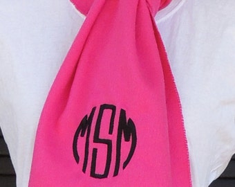 Monogrammed scarf | Etsy