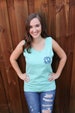 Monogrammed Comfort Color Tank Top - Bachelorette Party - Bridesmaid Gift Idea - Monogrammed Tank Top - Comfort Colors - Getting Ready Tank 