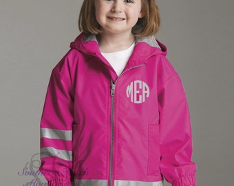 Monogrammed New England Toddler Rain Jacket - Charles River Rain Jacket - Toddler Rain Jacket - Monogrammed Outerwear - Monogrammed Gifts