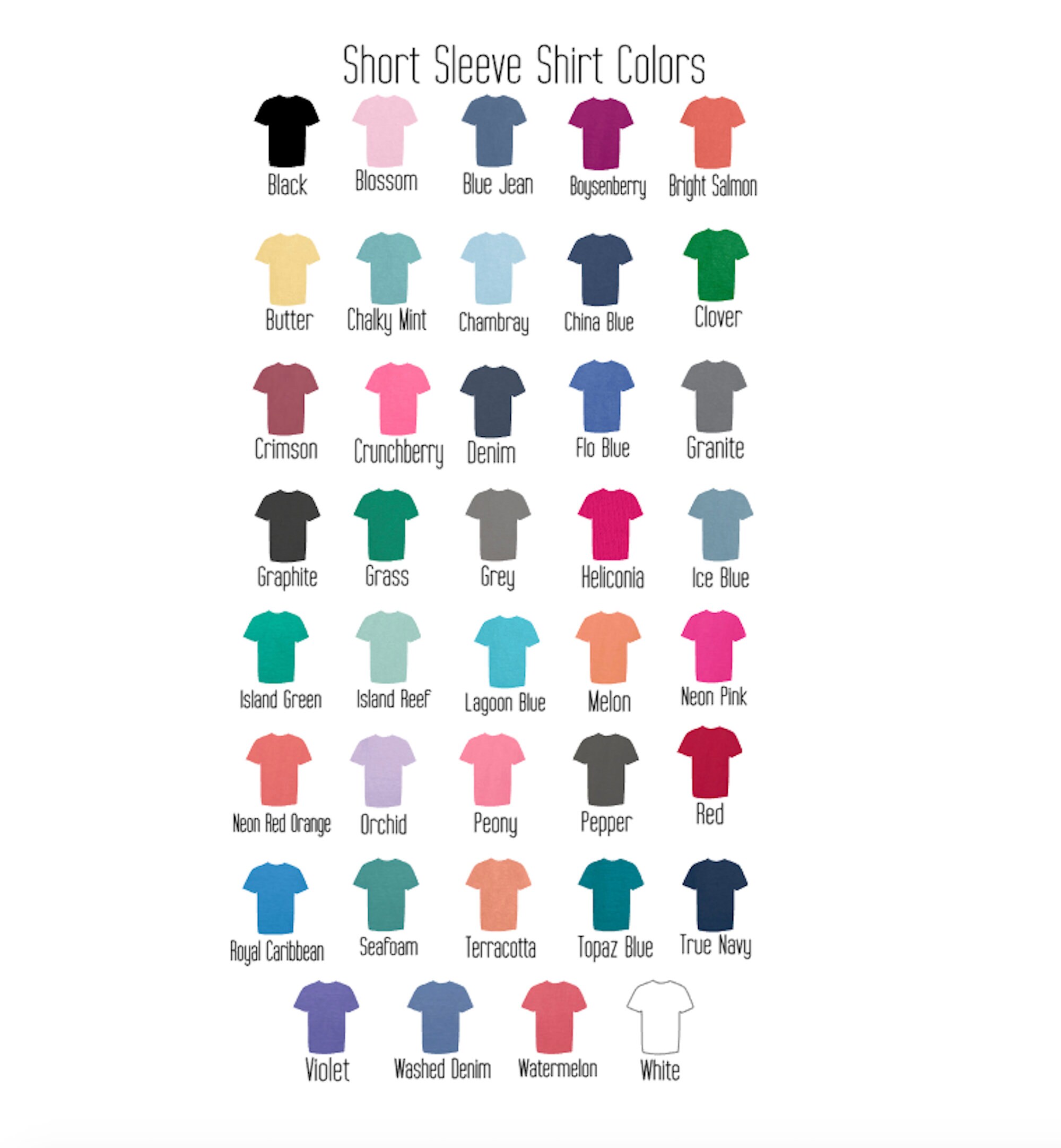 Embroidered Mini Short Sleeve Comfort Colors Youth T-shirt