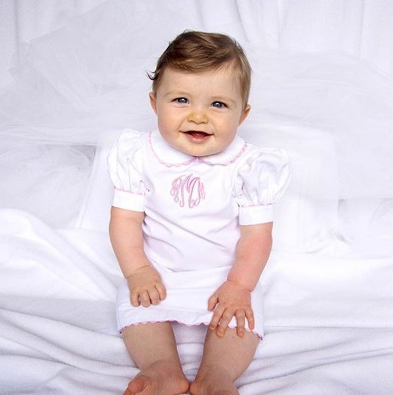 Monogrammed baby cheap clothes
