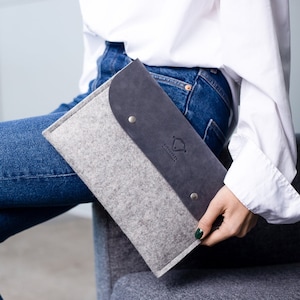 Luxus Vollleder und Wollfilz Remarkable Paper Pro/Remarkable 2 Tasche Remarkable Paper Pro/Remarkable 2 Remarkable Remarkable Cover Remarkable Remarkable Folio Case with Pen Lamp halten