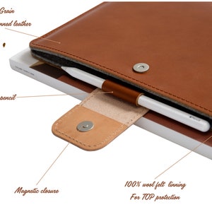 Luxury MacBook Sleeve with loop for a pen. Designed to fit MacBooK Air 13, MacBook Pro 13", MacBook Pro 14", MacBook Air 15. This MacBook sleeve is sleek, stylish and  gives your MacBook Top Protection.