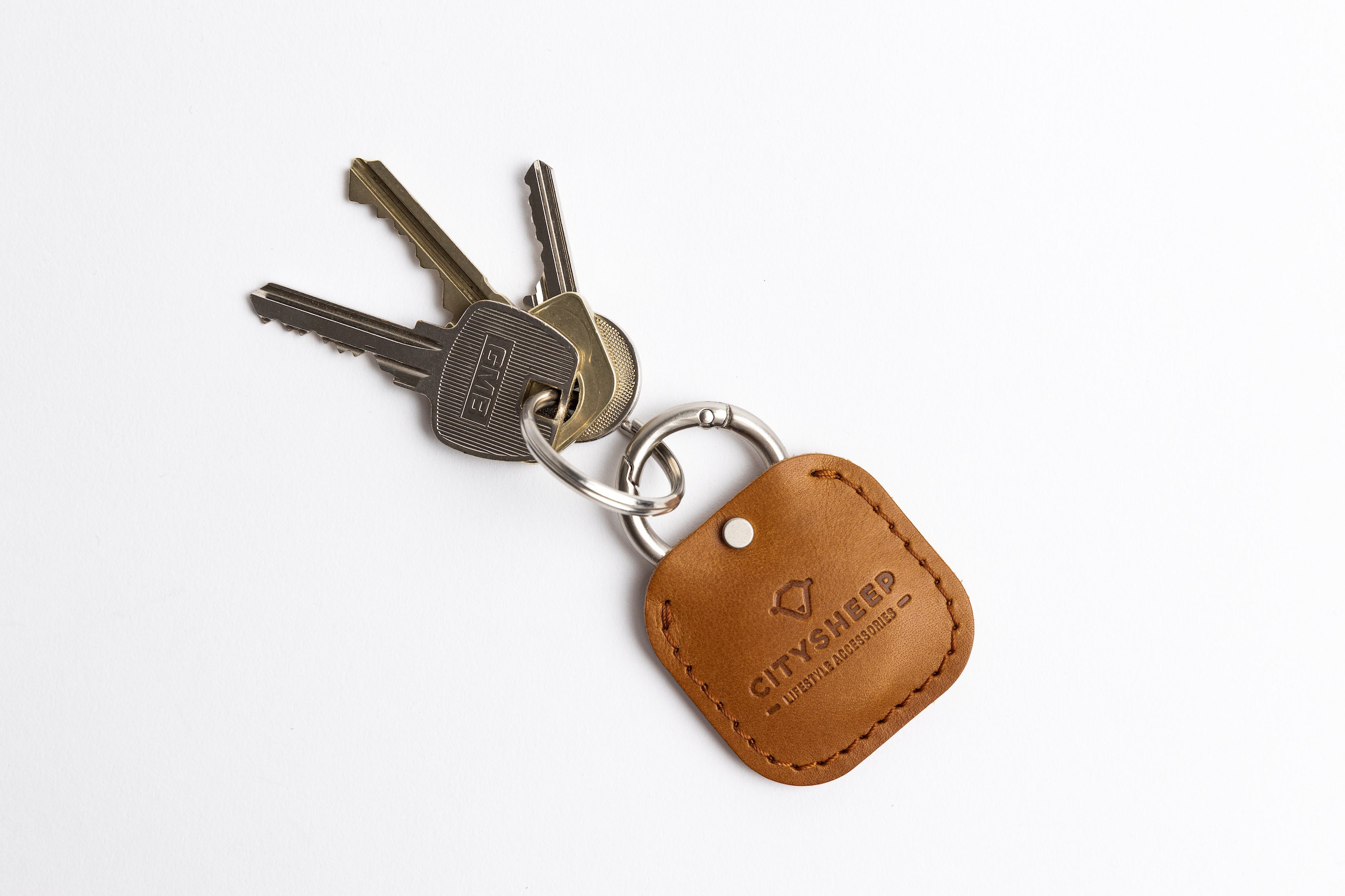 Nomad ✓ - Coque porte-clés pour AirTag en cuir ✓