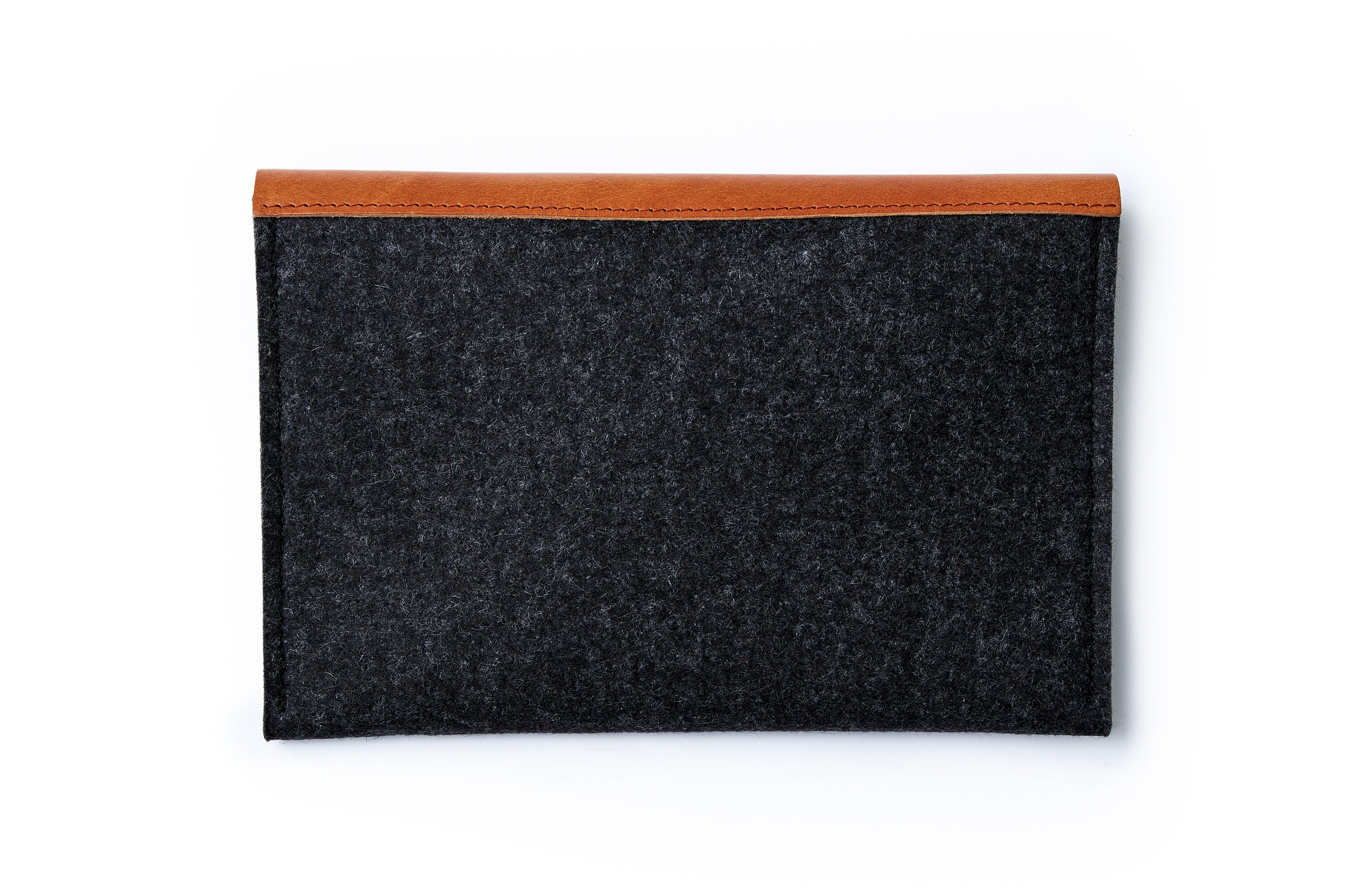 MacBook Air M2 M1 Pro 13" M2 Pro 14"/16" Laptop Funda Bolso Lana Fieltro Cuero - Imagen 3 de 14