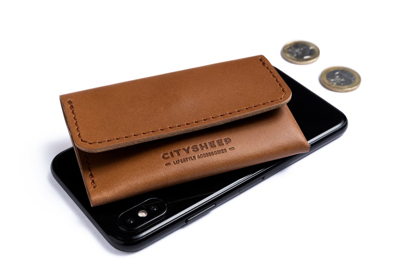 Small Designer Wallet, Slim Wallet for Ladies, Sleek, Compact Men's Wallet, Premium Leather Wallet, Minimalist Wallet Full Grain Leather image 6