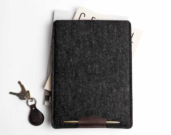 Wool Felt MacBook Sleeve, MacBook Air 13" Sleeve, MacBook Air 13"/ Pro 14"/ 16" Case, Luxury Laptop Sleeve for Travel, University, Office