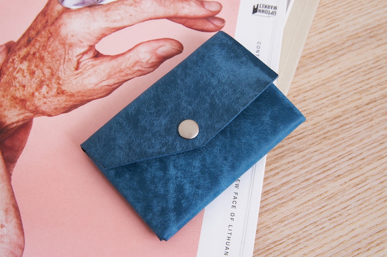 Small leather wallet card holder. This minimalist luxury leather wallet can be perfect leather gift. Also we offer this mini wallet packed as do it yourself gift.