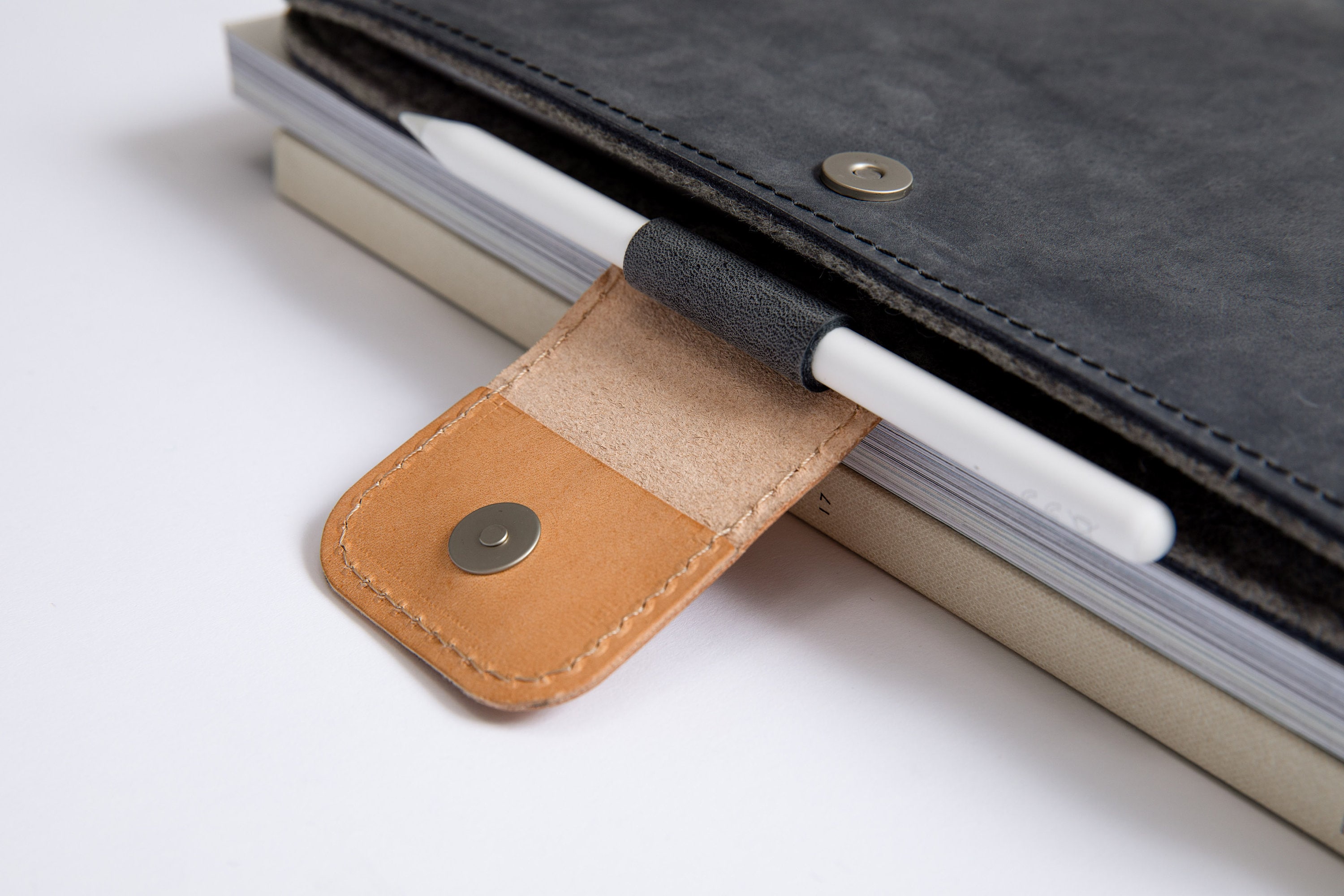 Funda de cuero para MacBook Air M2 Air 13" Pro 13"/14" Air M1 - Imagen 9 de 13