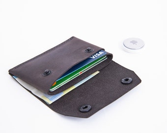 Minimalist AirTag Wallet, Slim Wallet for Men with AirTag Holder, Card Holder Wallet, Wallets for Men Slim, Small Wallet, Thin Wallet women