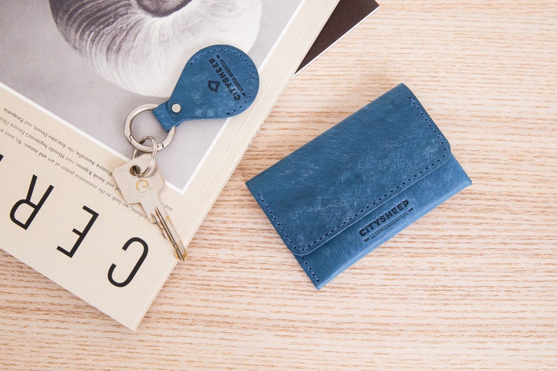 Small Designer Wallet, Slim Wallet for Ladies, Sleek, Compact Men's Wallet, Premium Leather Wallet, Minimalist Wallet Full Grain Leather image 1