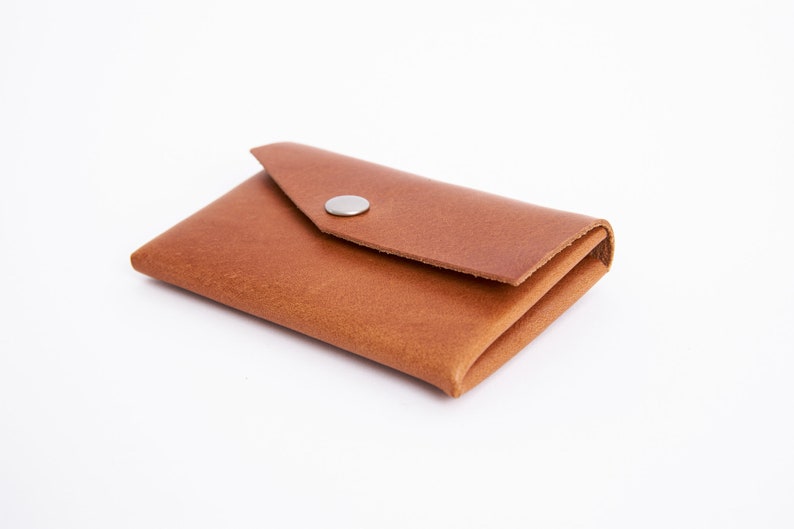 Small leather wallet card holder. This minimalist luxury leather wallet can be perfect leather gift. Also we offer this mini wallet packed as do it yourself gift.
