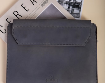 Case for reMarkable Paper Pro/ Paper Pro Move/ reMarkable 2 with Pen Holder & Pockets, Handcrafted from Full Grain Leather and Wool Felt