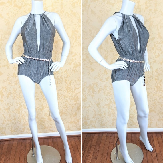 Sexy 1990's "Catalina" Lurex Bathing Suit