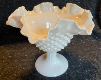 Fenton Large stemmed candy dish