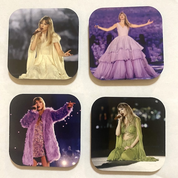 Taylor Swift Magnet Set Era Tour Glossy 2 X 2 Strong and Thick