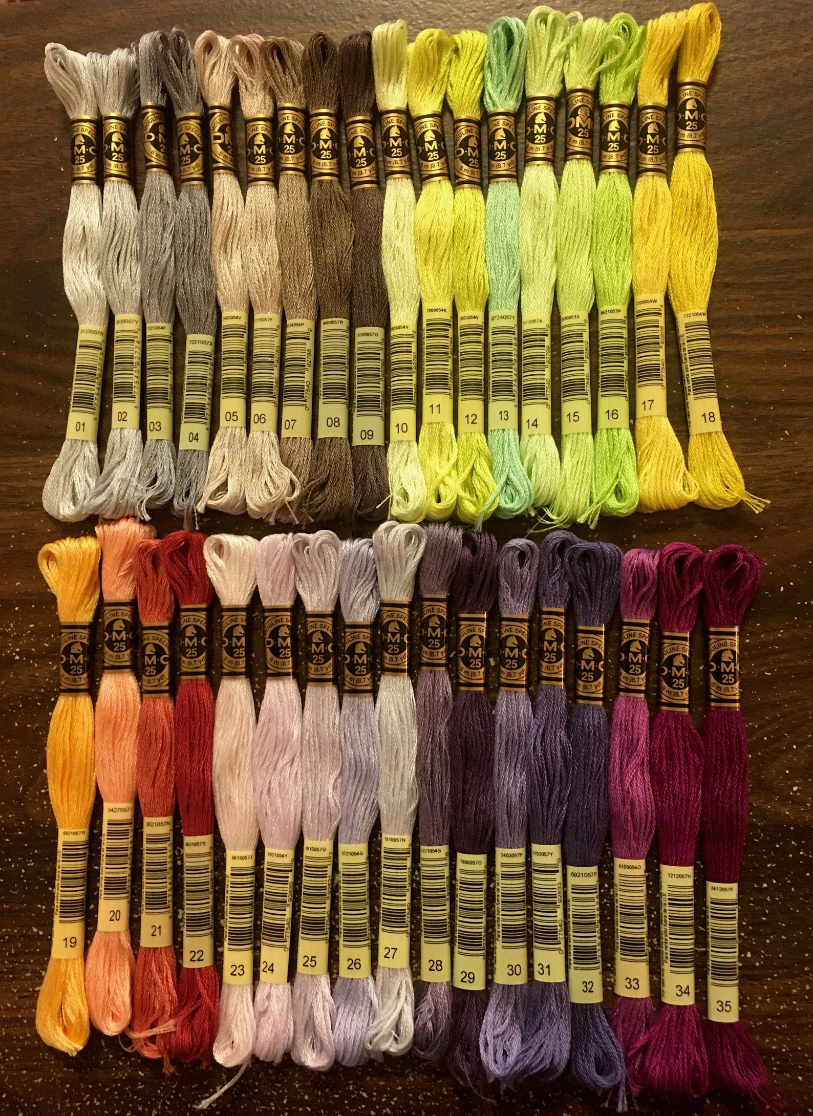 35 New DMC Colors Just Released and Brand New Etsy