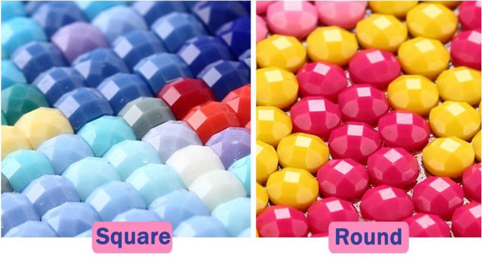 Diamond Painting Replacement Drills DMC/ArtDot colors 3801-3866 - Round or Square