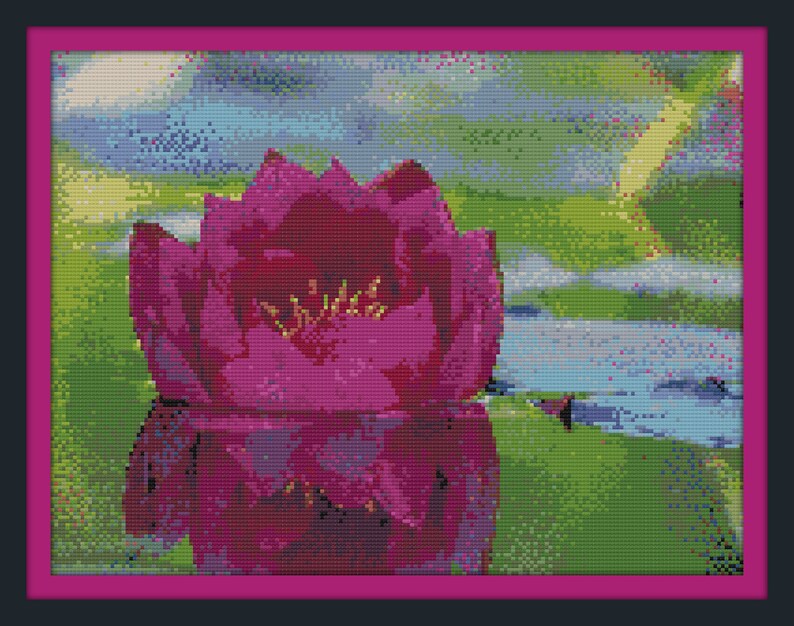 Drinking water Lily Counted Cross Sch Practice-Colour Chart -DMC Floss Chart - Landscape Sequence - Merely Print and Begin Sching! picture regarding Dmc Floss Color Chart Printable identify H2o Lily Counted Cross Sch Routine-Coloration Chart -DMC Floss Chart - Landscape Sequence - Specifically Print and Start off Sching!
