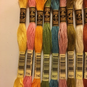 DMC Floss 12 Skeins Meadow Colors Brand New - Etsy