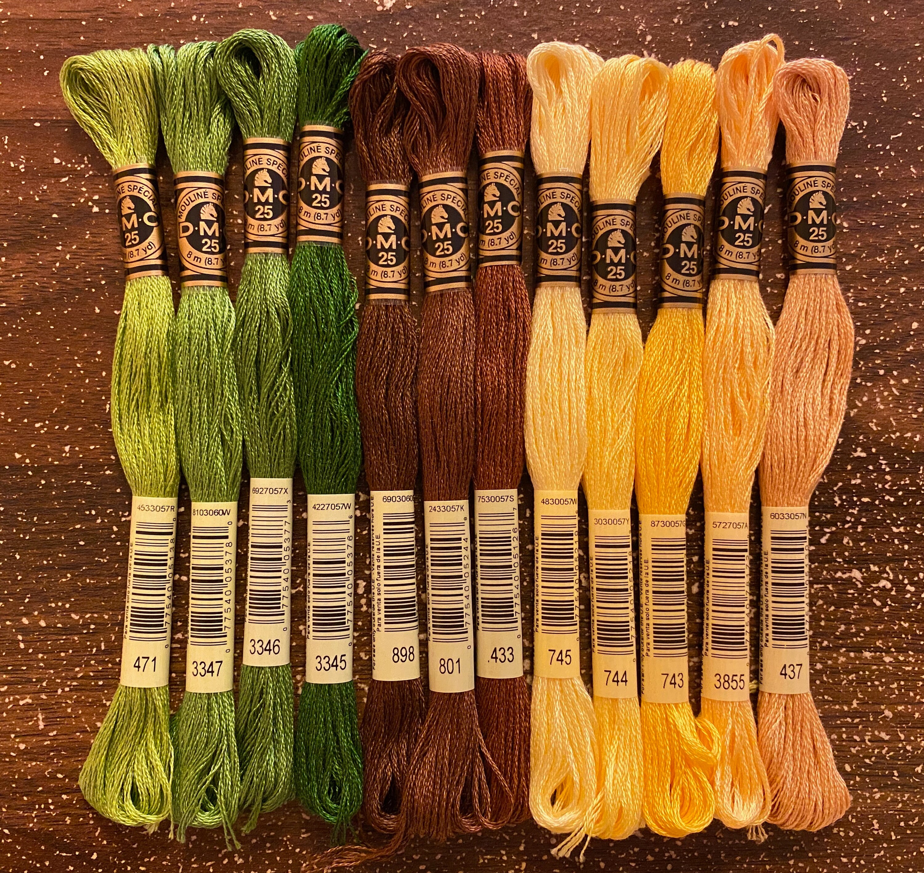 DMC 12 Skeins New Floss Spring Colors 