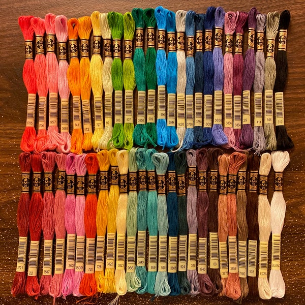 Dmc Floss Pick Colors Etsy