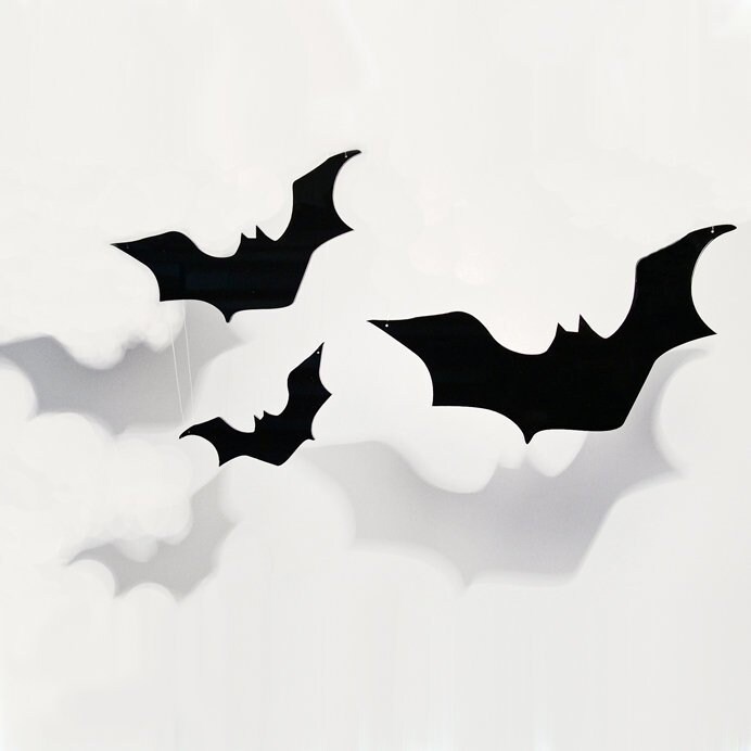 Acrylic Halloween Bat Decor Bat Mobile Bat Decoration Halloween