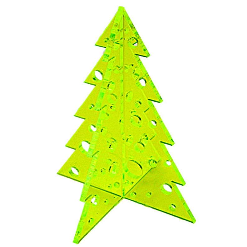 3D Christmas Tree Decorations 2020 Festive Trees Set of 3 - Etsy