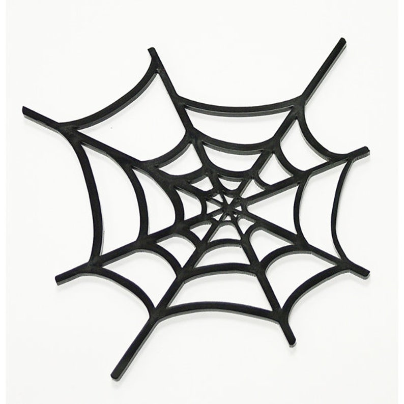 Halloween decor Spider web coaster Halloween party table | Etsy
