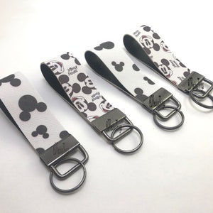 Mickey Mouse Disney Mini Key Fob Keychain Lanyard