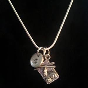 Sushi Plate Sterling Silver Necklace, Sushi Sterling Silver Necklace, Chopsticks Sterling Silver Necklace qb147