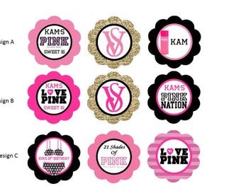 Victoria secret cupcake toppers | Etsy