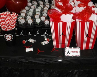 Jumpman Cupcake Toppers Jumpman Birthday Jumpman Baby Etsy